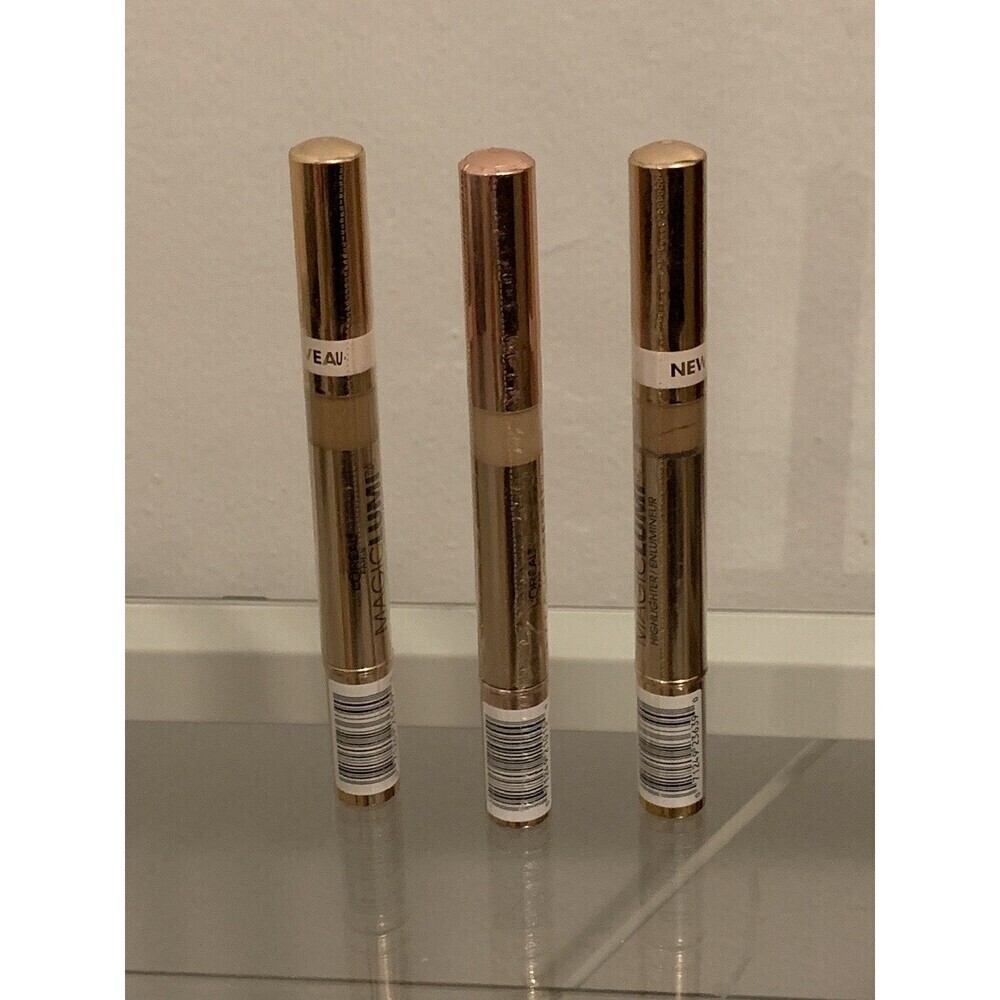 (3) L'Oreal Paris Magic Lumi Highlighter, Medium # 864 Deep 866 New Sealed